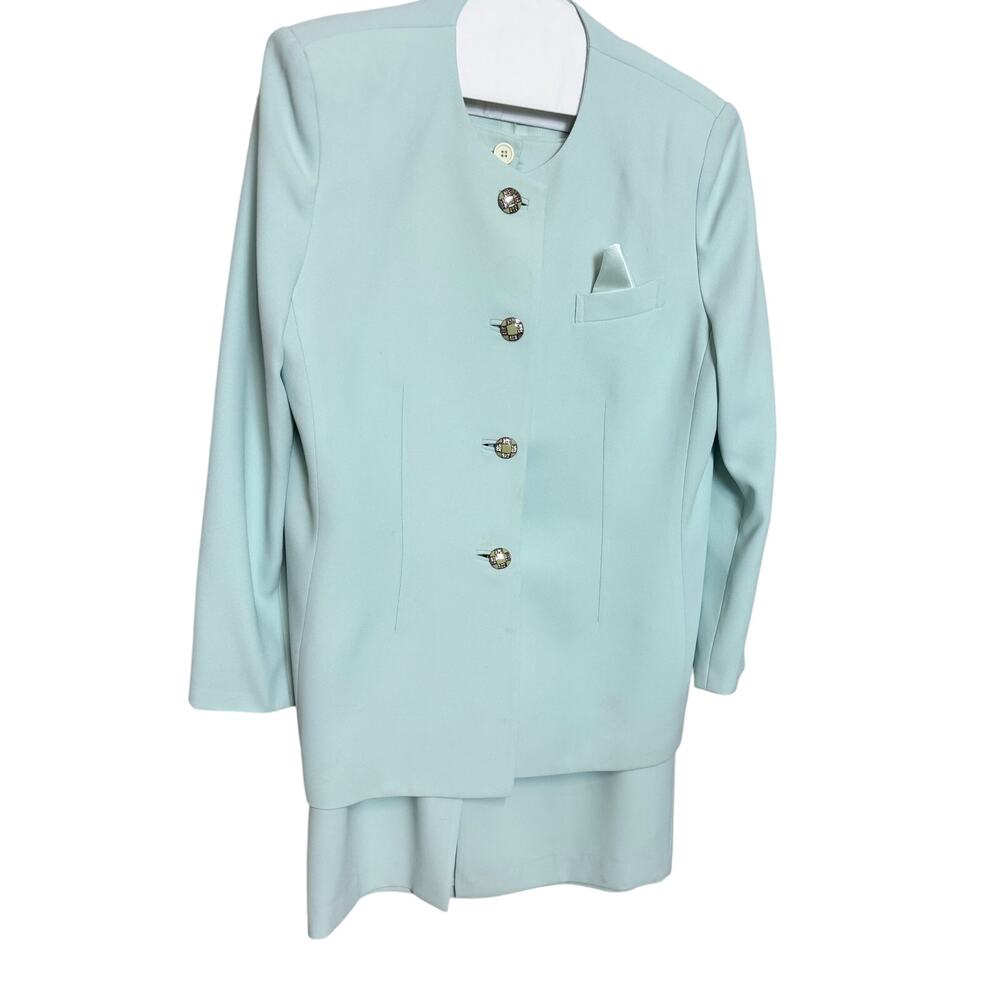 Women's 2-piece Suit, Night Studio New York, Size 14, Sea Foam Green